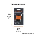 Conector 5/8'-3/4' macho de ABS para manguera, TRUPER 4
