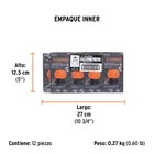 Conector 5/8'-3/4' macho de ABS para manguera, TRUPER 5