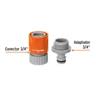 Conector 3/4' rápido de ABS manguera-acc. sistema click 2