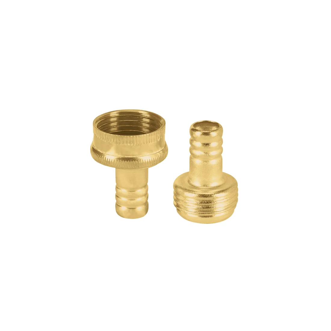 Juego conectores 1/2' macho/hembra de latón laminado, PRETUL
