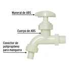Llave p/manguera, de plástico 65g,1/2', granel, PRETUL 2