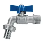 Llave de esfera c/maneral corto, latón, 130gr, 1/2', FOSET 1