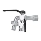 Llave de esfera, 1/2' de zinc, PRETUL 4