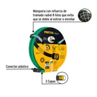 Manguera verde 1/2' 3 capas 10m conexiones plásticas, PRETUL 4