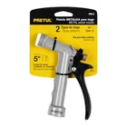 Pistola metálica para riego de 5', 2 funciones, PRETUL 3