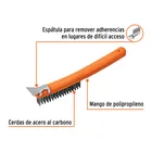 Cepillo de alambre 51 pinceles acero al carbono con espátula 4