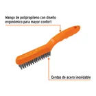 Cepillo de alambre 64 pinceles de acero inoxidable, TRUPER 3