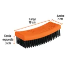 Cepillo de alambre 180 pinceles,rectangular sin mango,TRUPER 2