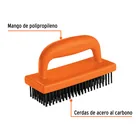 Cepillo de alambre 172 pinceles,rectangular con mango,TRUPER 4