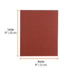 Lija de esmeril roja grano 80 de óxido de aluminio, TRUPER 2