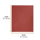 Lija de esmeril roja grano 100 de óxido de aluminio, TRUPER 2