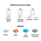 Lija de esmeril roja grano 100 de óxido de aluminio, TRUPER 3