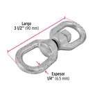 Destorcedor forjado de 1/4', FIERO 4