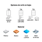 Lija para madera papel cabinet, grano 120, TRUPER 3