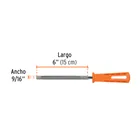 Lima triangular 6' para machete, 34 dpp, con mango, TRUPER 3