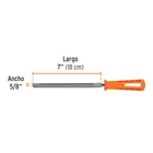Lima triangular 7' para machete, 36 dpp, con mango, TRUPER 3