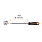 Lima triángulo pesado 8' 32 dpp, mango Comfort Grip, TRUPER 3