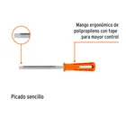 Lima triángulo pesado 6', 34 dpp, con mango, TRUPER 2