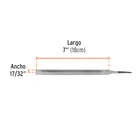 Lima triangular 7' para machete, 36 dpp, TRUPER 3