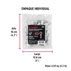 Bolsa con 50 casquillos dobles de aluminio, 1/8', FIERO 5