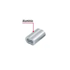 Bolsa con 50 casquillos dobles de aluminio, 3/16', FIERO 2