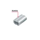 Bolsa con 50 casquillos dobles de aluminio, 1/4', FIERO 2