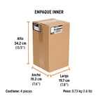 Bote para mezcla de gasolina y aceite, 1 L, TRUPER 3