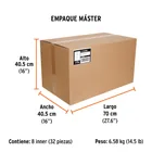 Bote para mezcla de gasolina y aceite, 1 L, TRUPER 4