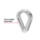 Bolsa con 5 guardacabos para cable de acero de 1/2', FIERO 2