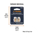 Tuercas para inyectores de grasa, 2 piezas, TRUPER 4