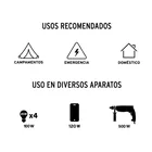 Generador portátil 1 kW motor a gasolina, PRETUL 5