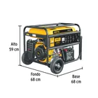 Generador portátil 5.5 kW motor a gasolina, PRETUL 3