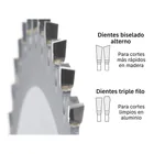 Sierra de inglete 10' telescópica compuesta de 1900W, TRUPER 3
