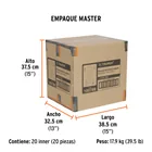 Báscula electrónica colgante, de pilas, 300 kg, TRUPER 6