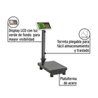 Báscula electrónica de plataforma, plegable, 100 kg. PRETUL 2