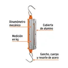 Báscula capacidad 100 kg romana de resorte, TRUPER 2
