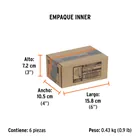 Calibrador de 15 hojas std / mm, TRUPER 7