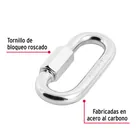 Bandola de acero de 3/8' con seguro, FIERO 3