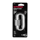 Bandola de acero de 3/8' con seguro, FIERO 4