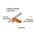 Escuadra 7' de combinación con punzón para marcar, TRUPER 2