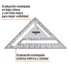 Escuadra 12' de aluminio para muros de yeso, TRUPER 2