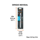 Regla 15 cm de acero inoxidable de bolsillo, TRUPER 6