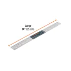 Regla 30 cm de acero inoxidable, TRUPER 3
