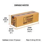 Regla 30 cm de acero inoxidable, TRUPER 5