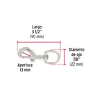 Bandola de zinc de 7/8' giratoria, FIERO 3