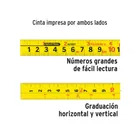 Flexómetro Auto-Lock contra impactos 3 m cinta 16 mm, TRUPER 4