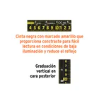 Flexómetro contra impactos 8 m, Cinta Negra 25 mm, TRUPER 4