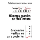 Flexómetro compacto contra impactos 3 m cinta 16 mm, TRUPER 4