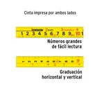 Flexómetro Gripper contra impactos 10 m cinta 32 mm, TRUPER 4