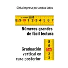 Flexómetro contra impactos 8 m cinta 25 mm grad. métrica 4
